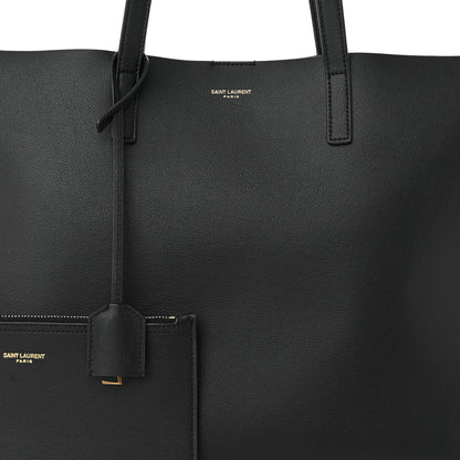 Saint Laurent Calfskin Large Shopping Tote Black 9 of 11