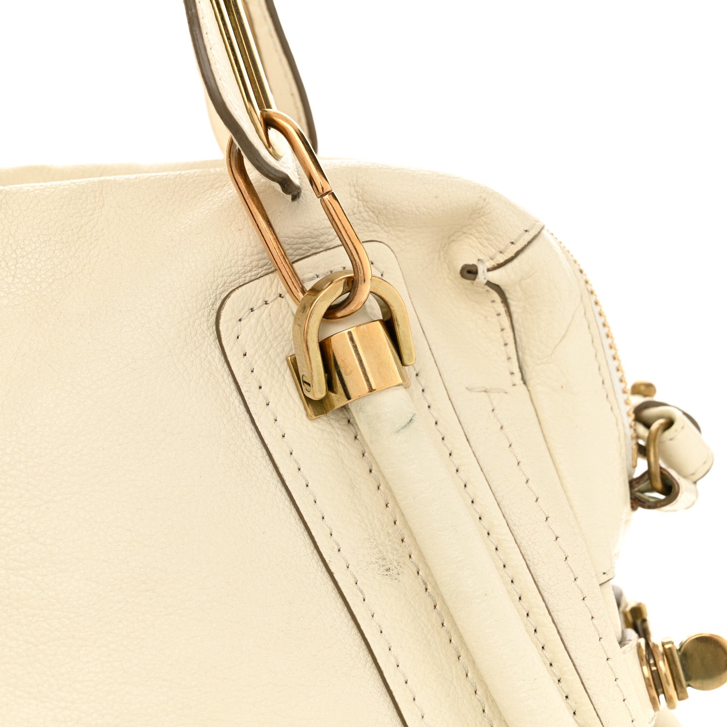 Chloe Calfskin Medium Paraty Cream 12 of 17