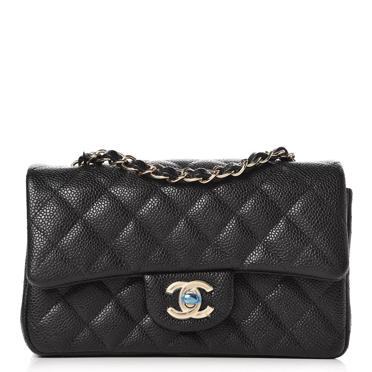 Chanel Caviar Quilted Mini Rectangular Flap Black 1 of 8