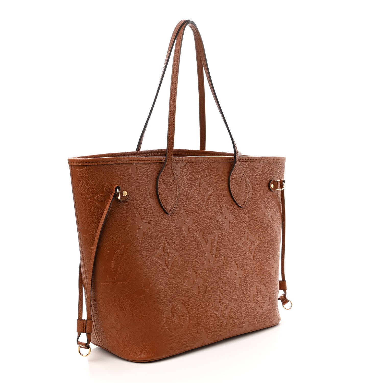 Louis Vuitton Empreinte Monogram Giant Neverfull MM Cognac 4 of 9