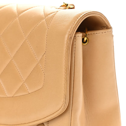 Chanel Lambskin Quilted Medium Single Flap Beige 15 of 15