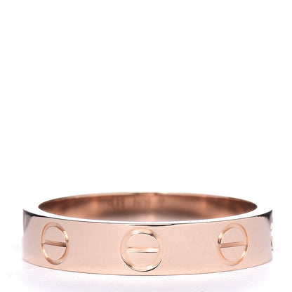 Cartier 18K Pink Gold 3.5mm LOVE Wedding Band Ring 47 4 3 of 4