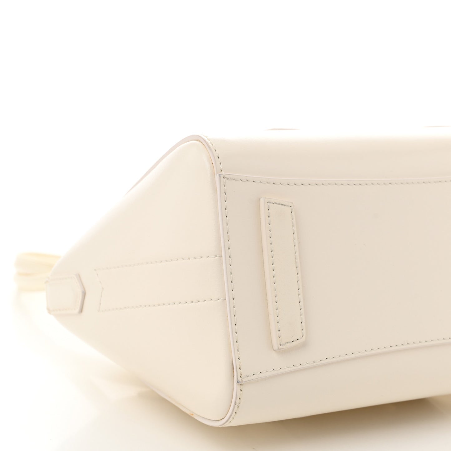 Box Calfskin Mini Lock Antigona Shoulder Bag Ivory
