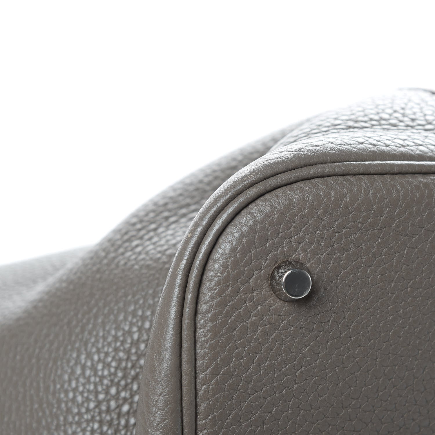 Hermes Taurillon Clemence Picotin Lock 26 GM Etain 12 of 15