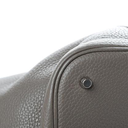 Hermes Taurillon Clemence Picotin Lock 26 GM Etain 12 of 15