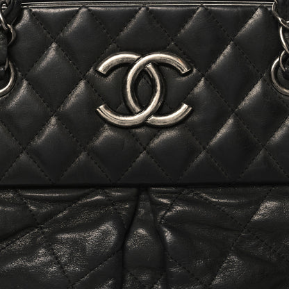 Chanel Iridescent Calfskin Chic Quilt Bowling Bag Black 8 of 11