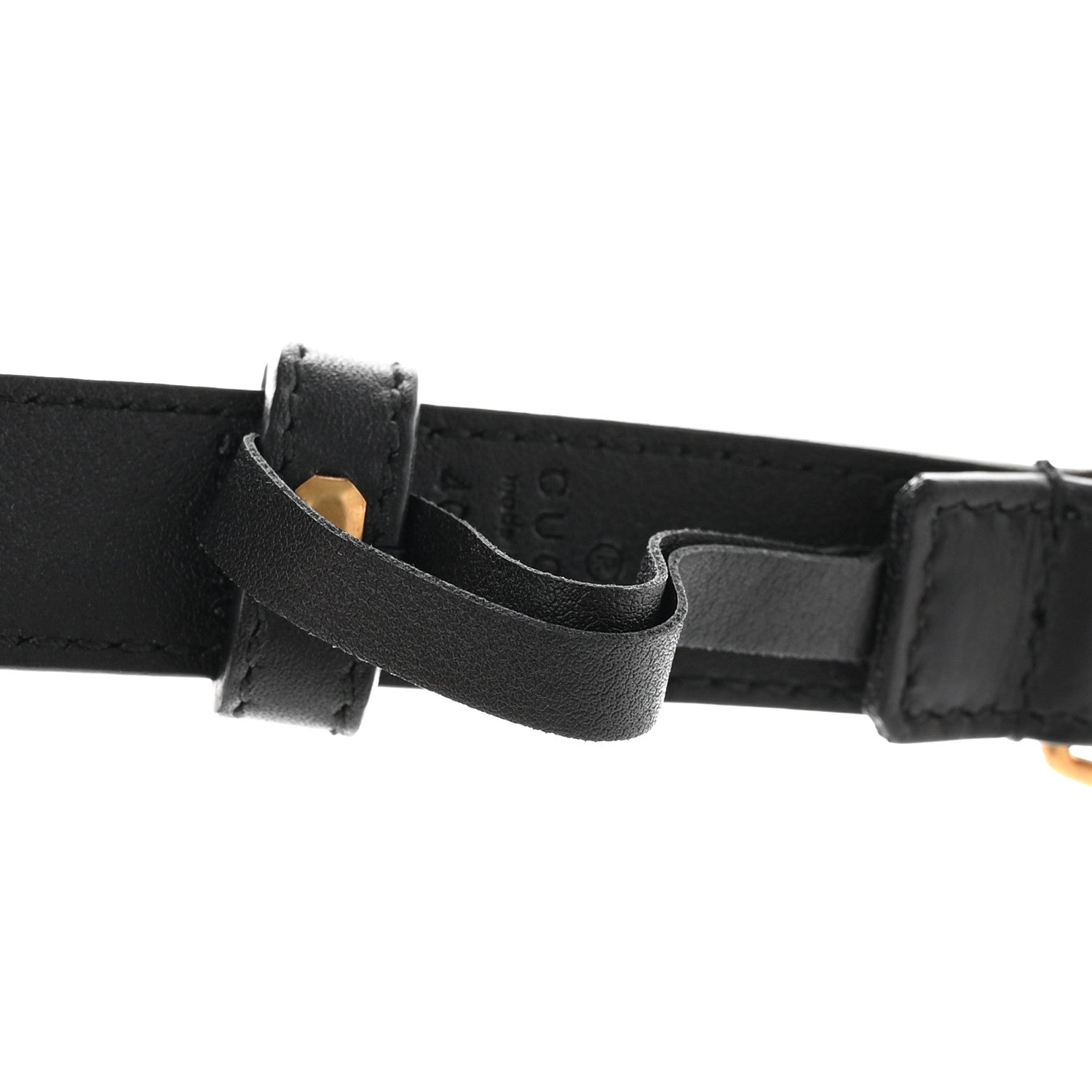 Gucci Calfskin Double G 20mm Belt 75 30 Black 5 of 7