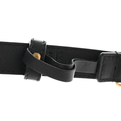 Gucci Calfskin Double G 20mm Belt 75 30 Black 5 of 7