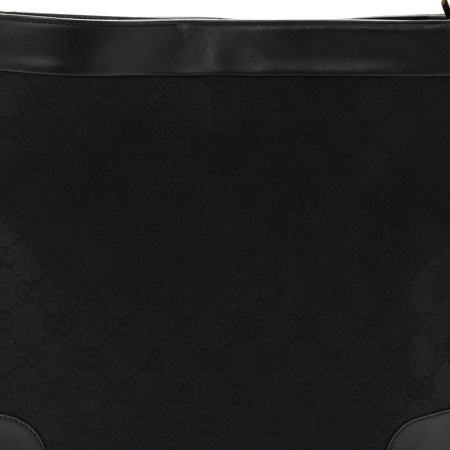 Gucci GG Monogram Shoulder Bag Black 8 of 13