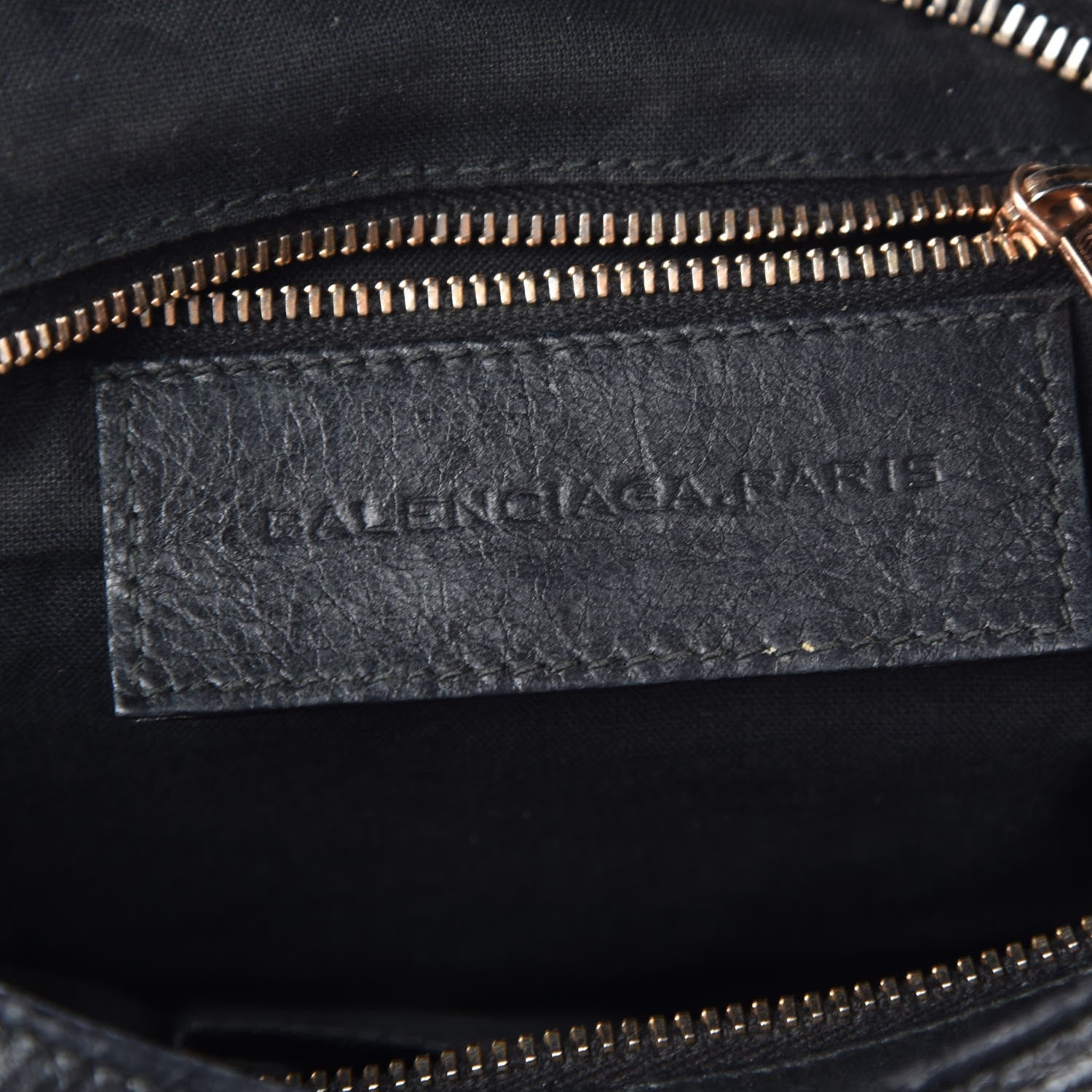 Balenciaga Agneau Giant 12 Rose Gold Hardware Town Black 6 of 7