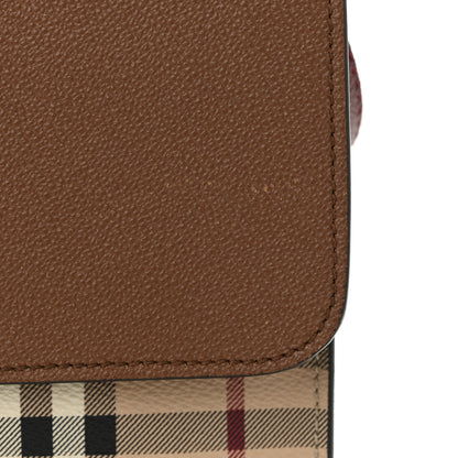 Burberry Haymarket Check Small Loxley Crossbody Bright Toffee 11 of 11