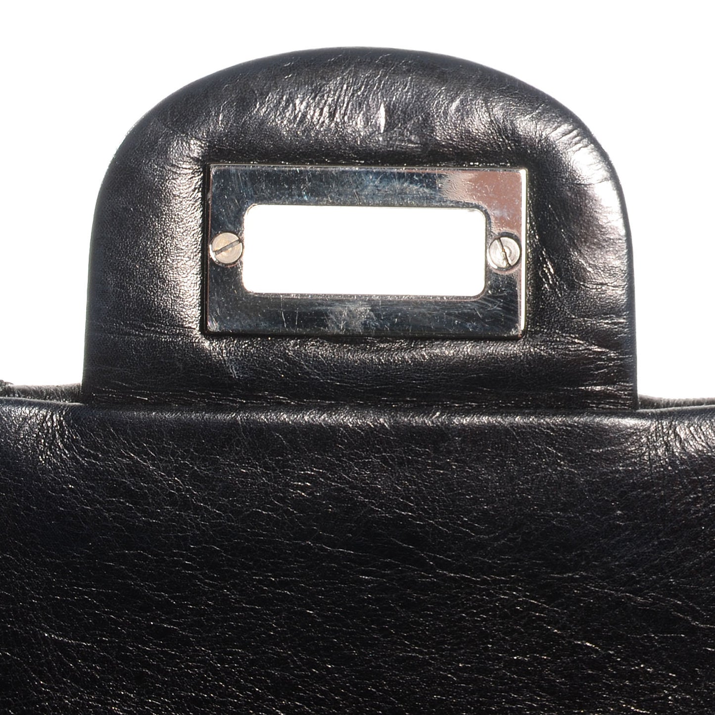 Aged Calfskin 2.55 Reissue 226 Flap Metallic Black