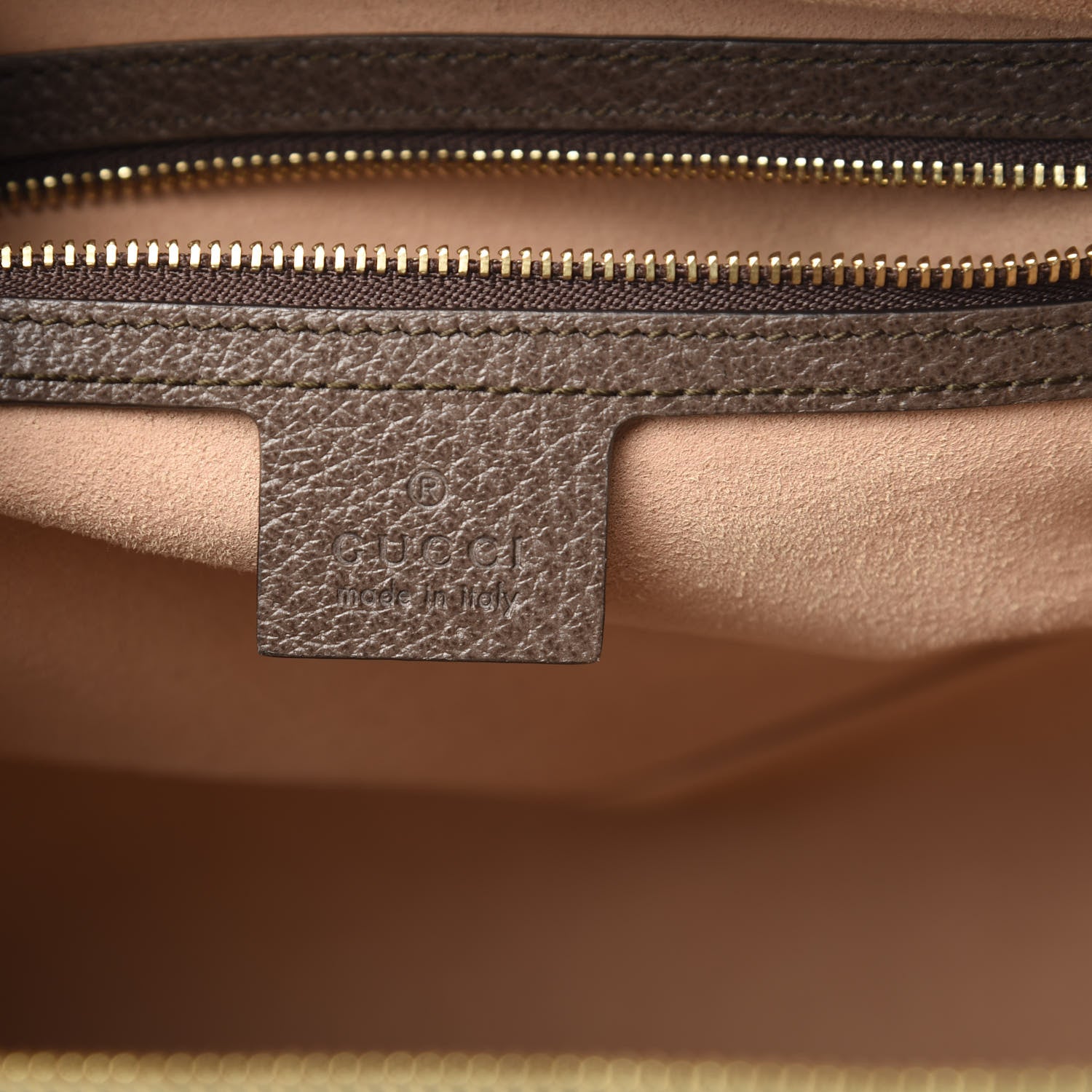 Gucci GG Supreme Monogram Web Medium Ophidia Tote Bag Brown 6 of 10