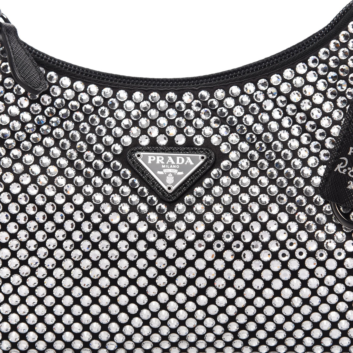Prada Satin Crystal Mini Re-Edition 2000 Bag Cristal 10 of 12