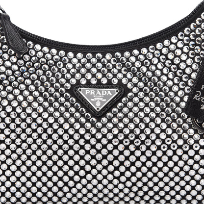 Prada Satin Crystal Mini Re-Edition 2000 Bag Cristal 10 of 12
