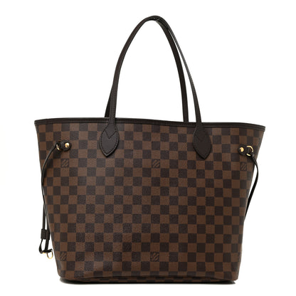 Louis Vuitton Damier Ebene Neo Neverfull MM Rose Ballerine 3 of 15