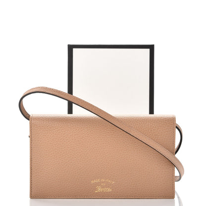 Gucci Dollar Calfskin Mini Swing Wallet Bag Camelia Mineral Blue 8 of 8