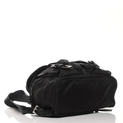 Prada Nylon Vela Medium Backpack Black 4 of 15
