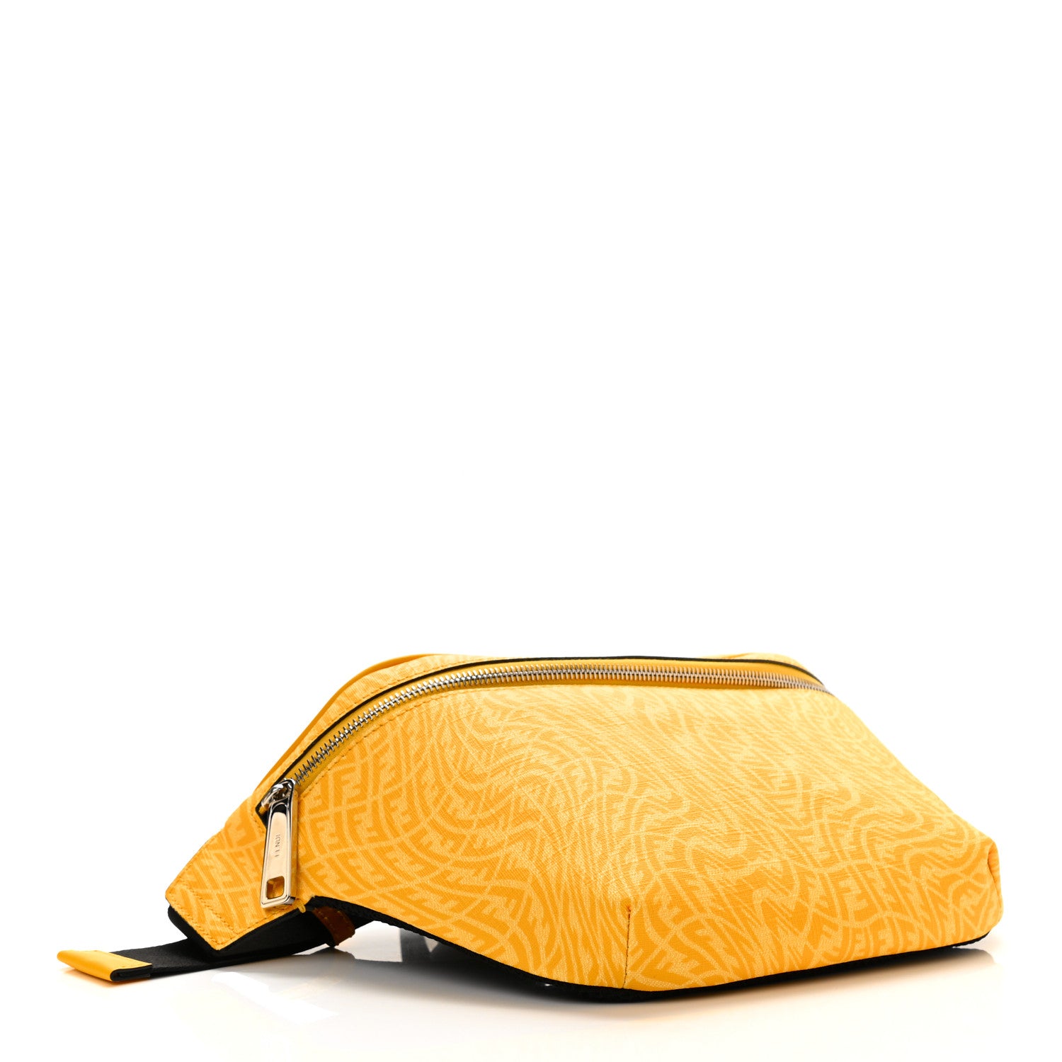 Fendi X SARAH COLEMAN Glazed Fabric Vitello Grace Light Micro FF Vertigo Belt Bag Mimosa 4 of 10