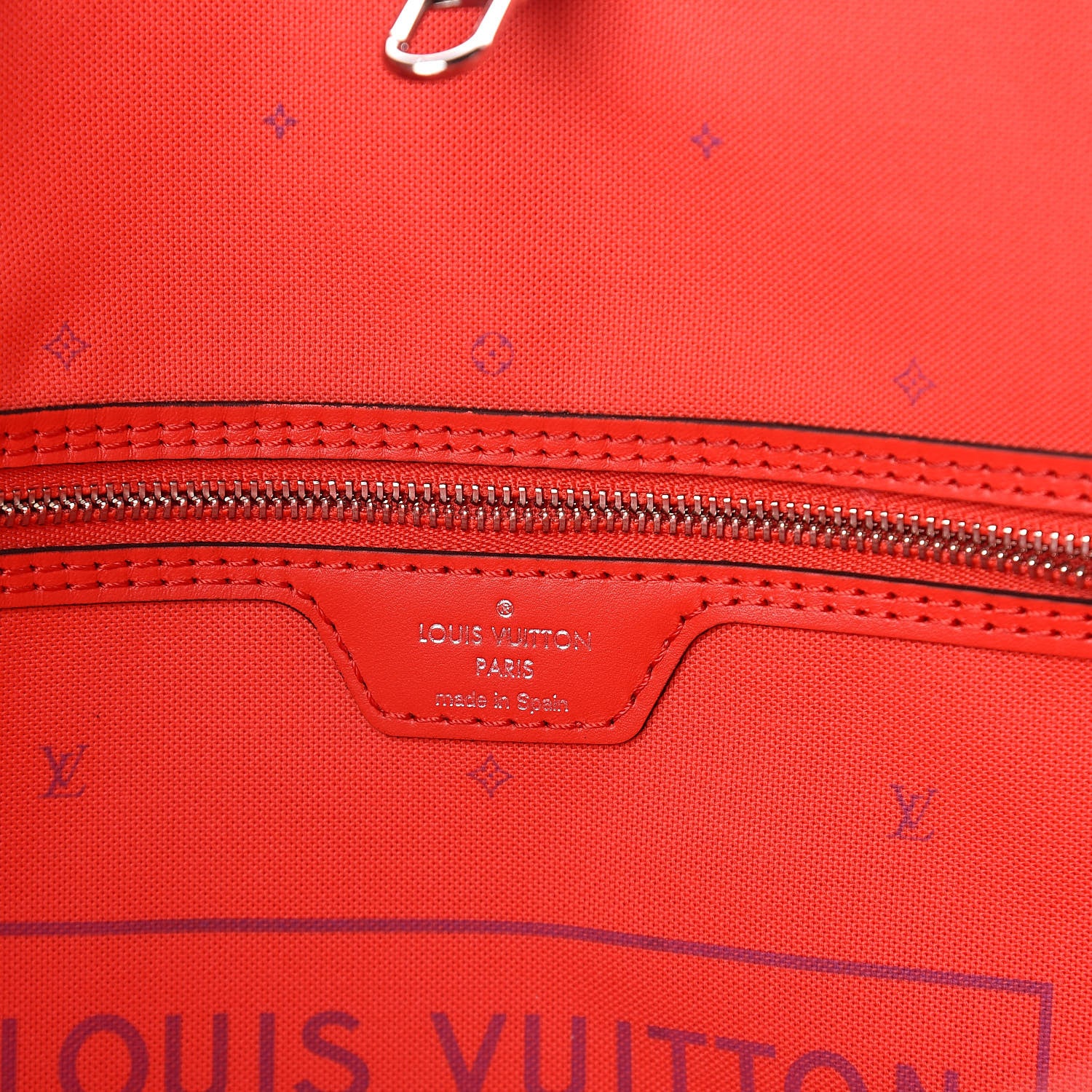 Louis Vuitton Monogram Escale Neverfull MM Rouge 6 of 10