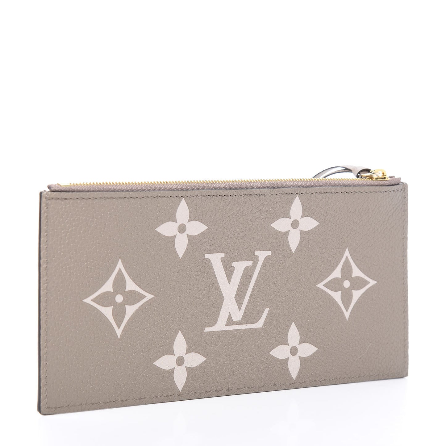 Empreinte Monogram Giant Pochette Felicie Zippered Insert Tourterelle Creme