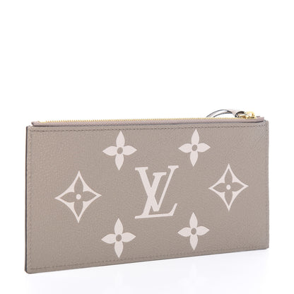 Louis Vuitton Empreinte Monogram Giant Pochette Felicie Zippered Insert Tourterelle Creme 2 of 5