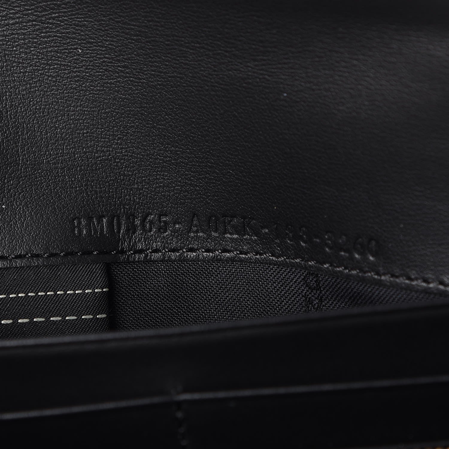 Fendi Vitello Liberty Lucido F is Fendi Continental Envelope Wallet On Chain Black 6 of 10