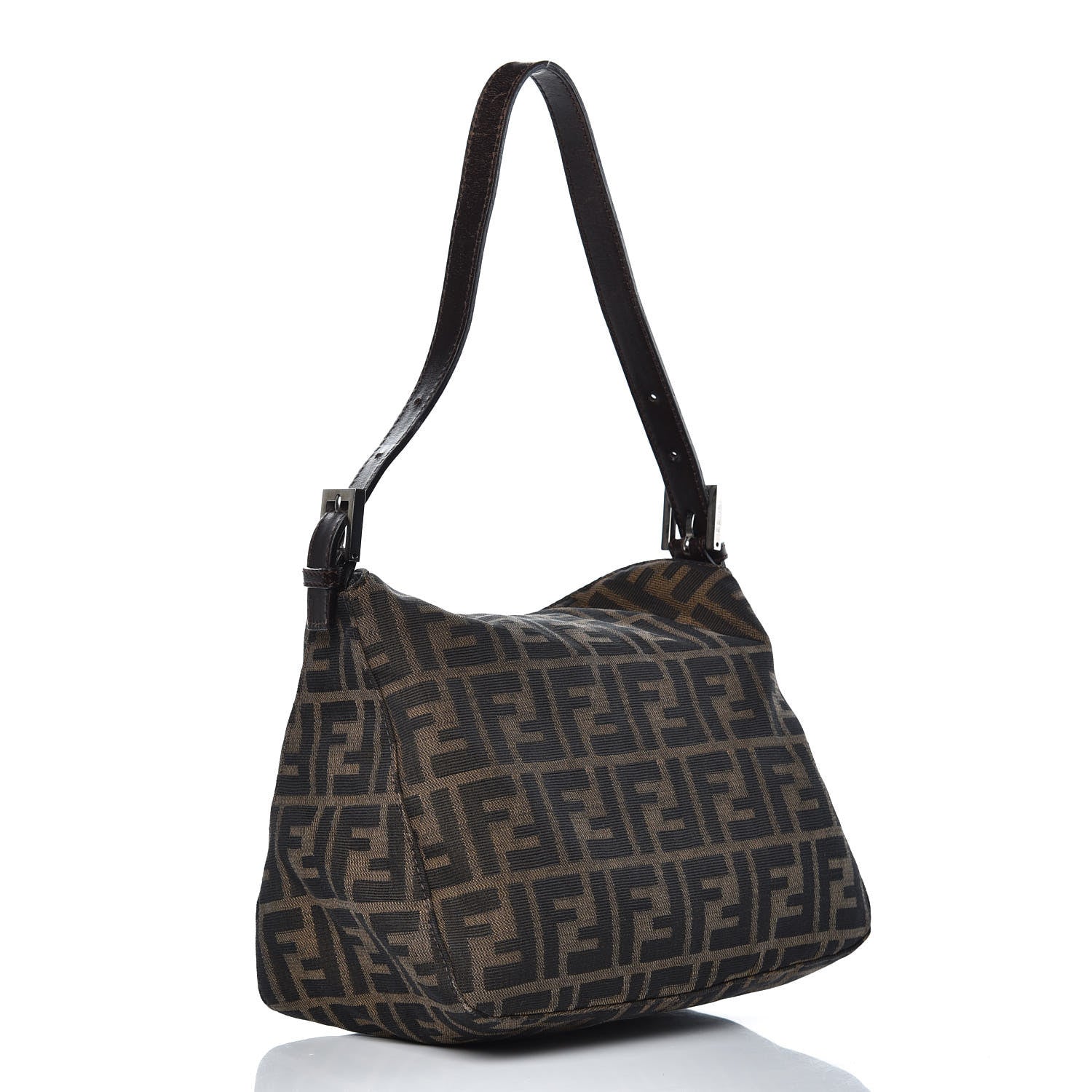 Fendi Zucca Shoulder Bag Tobacco 3 of 9