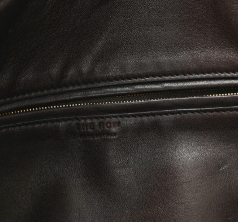 Polished Saddle Calfskin Idaho XL Dark Brown