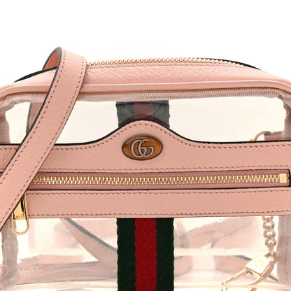 Gucci Vinyl Web Mini Ophidia Transparent Shoulder Bag Perfect Pink 22 of 28