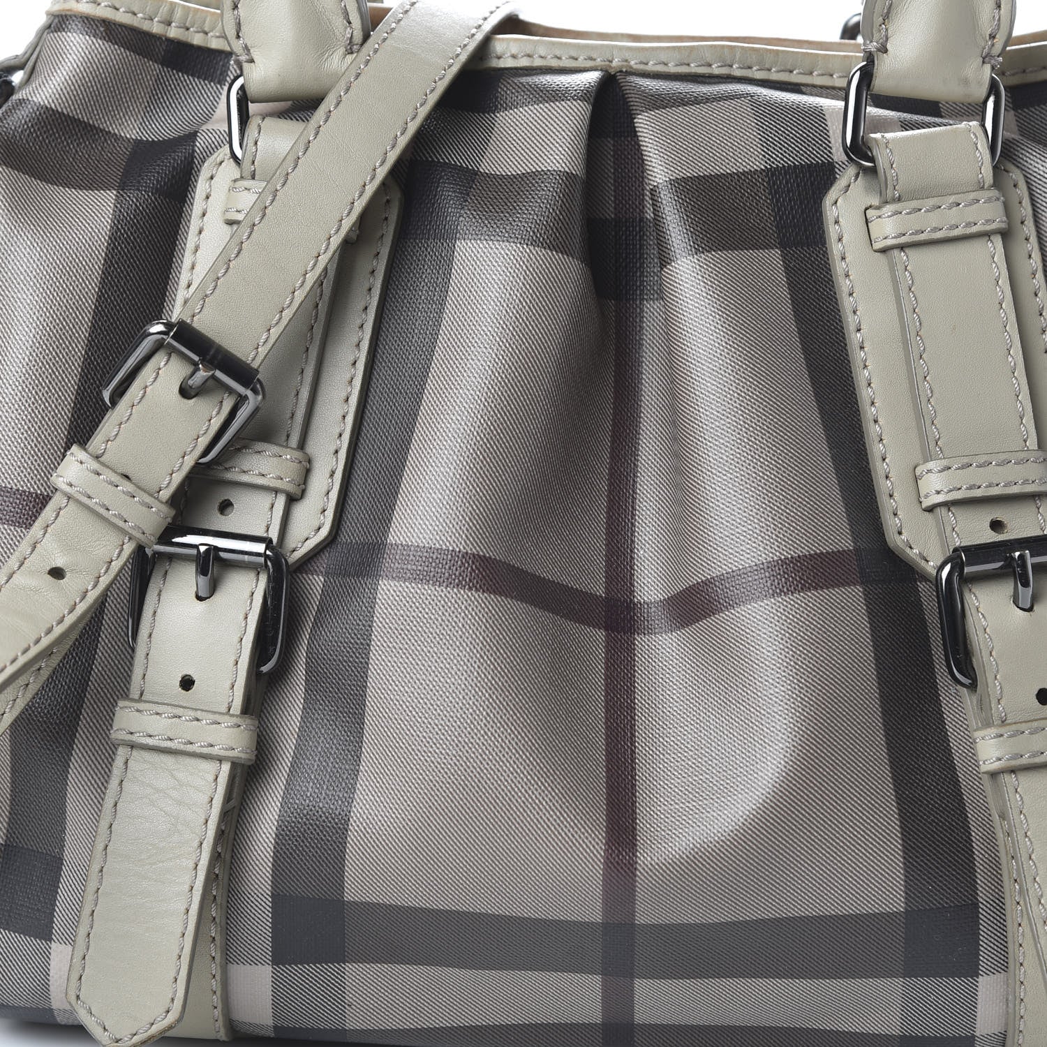 Burberry Smoked Check Small Northfield Tote Trench 10 of 14