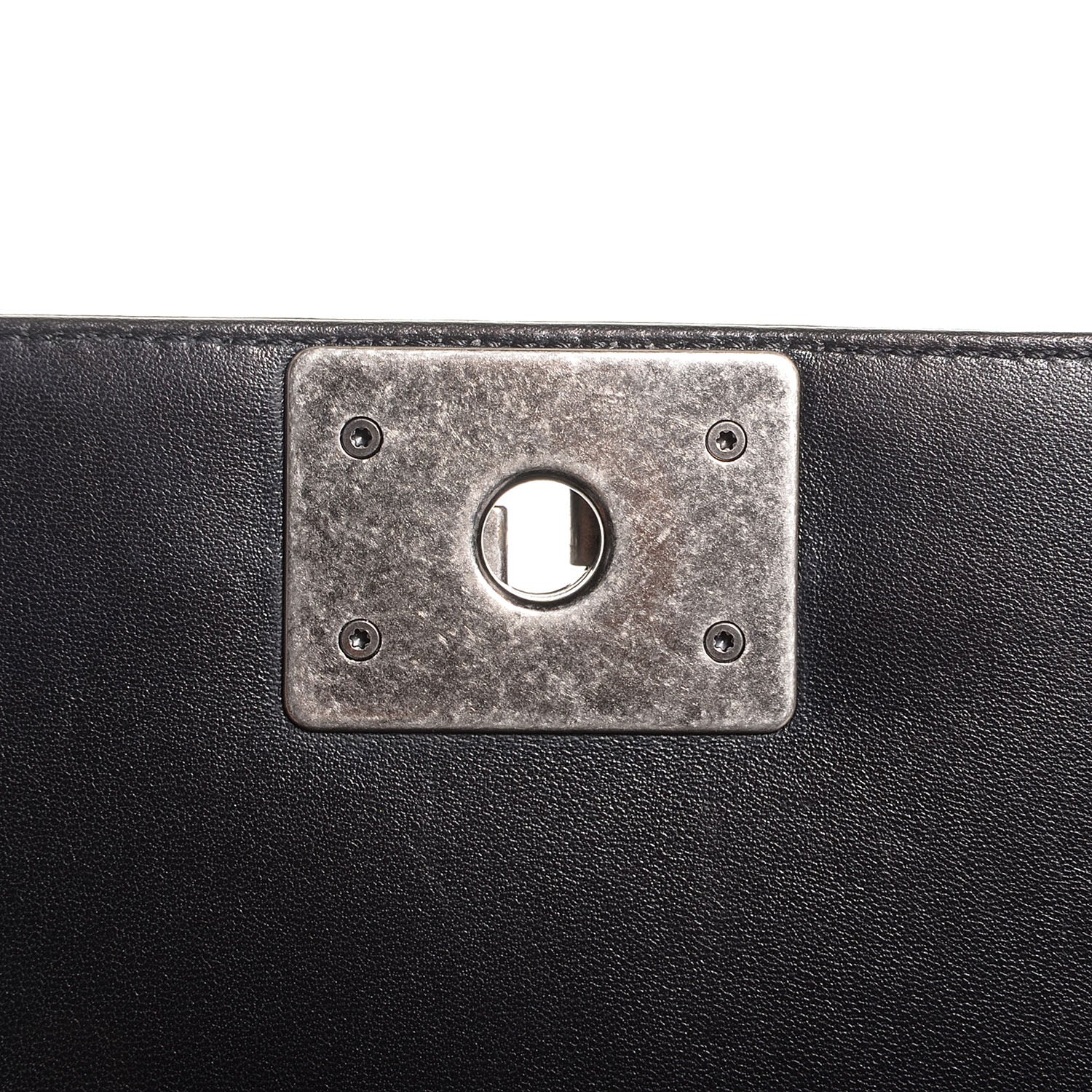 Chanel Lambskin Quilted New Medium Boy Flap Black 9 of 9