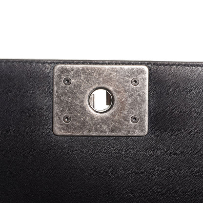 Chanel Lambskin Quilted New Medium Boy Flap Black 9 of 9