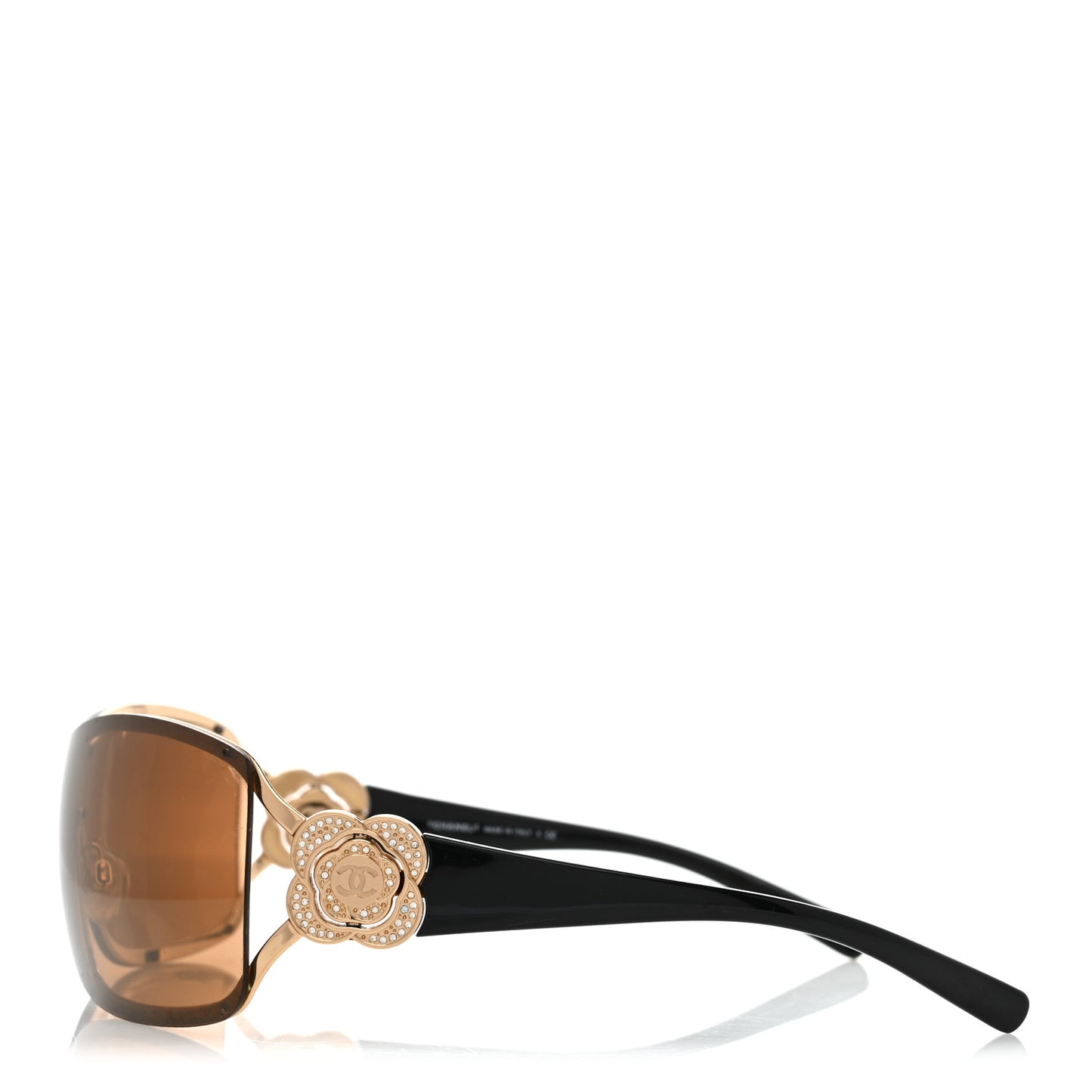 Swarovski Crystal Camellia CC Sunglasses 4164-B Bronze