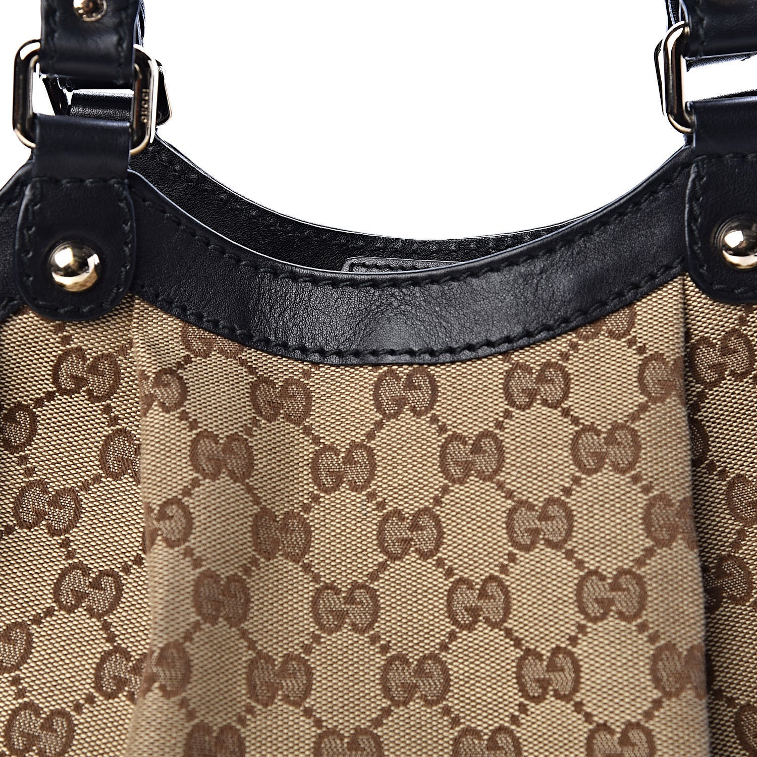 Gucci Monogram Medium Sukey Tote Beige Ebony Black 8 of 12