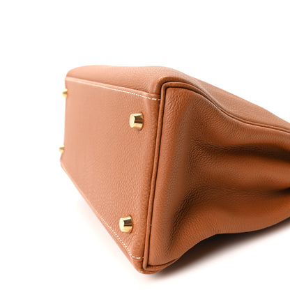 Hermes Togo Kelly Retourne 28 Gold 10 of 10