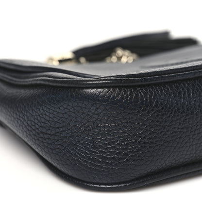Gucci Pebbled Calfskin Medium Soho Flap Crossbody Black 9 of 10