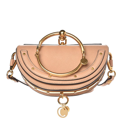 Chloe Calfskin Small Nile Bracelet Minaudiere Bag Biscotti Beige 1 of 7