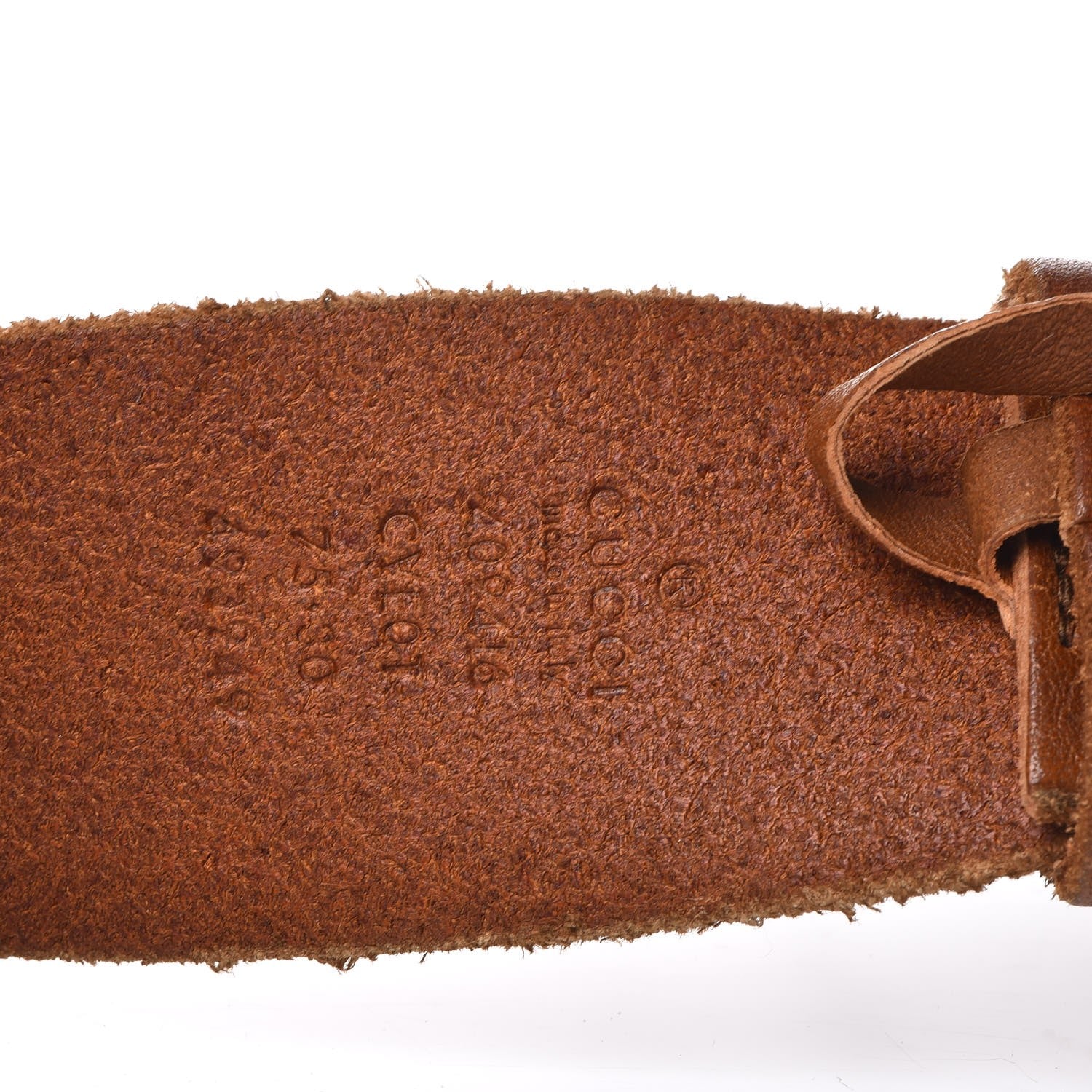 Gucci Faded Calfskin Double G 40mm Belt 75 30 Cuir 7 of 9