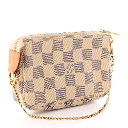 Louis Vuitton Damier Azur Mini Pochette Accessories 3 of 7