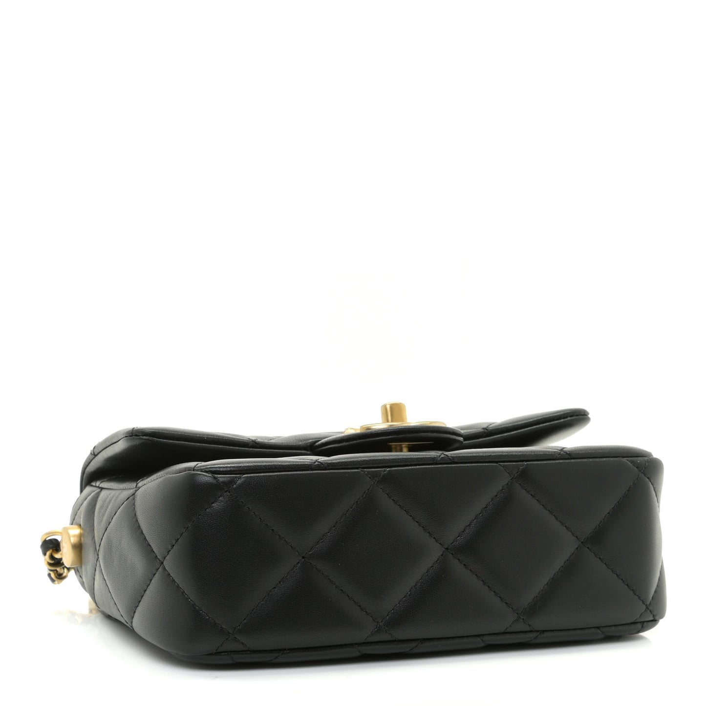 Lambskin Quilted Mini My Perfect Flap Black