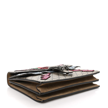 Gucci GG Supreme Monogram Lightning Embroidered Medium Dionysus Shoulder Bag Beige 4 of 12