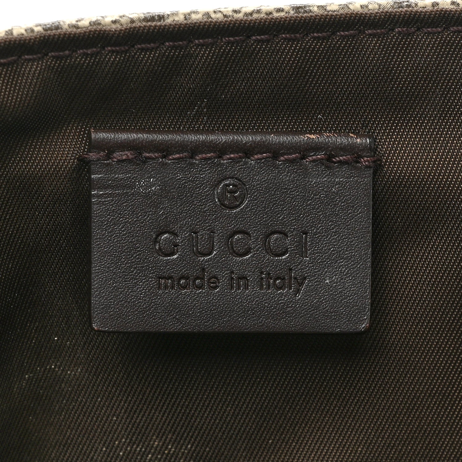 Gucci GG Plus Monogram Messenger Diaper Bag Dark Brown 6 of 14