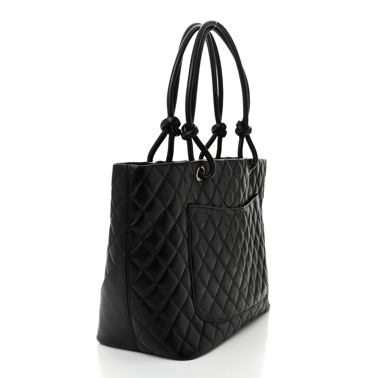 Chanel Calfskin Quilted Large Cambon Tote Black 3 of 9