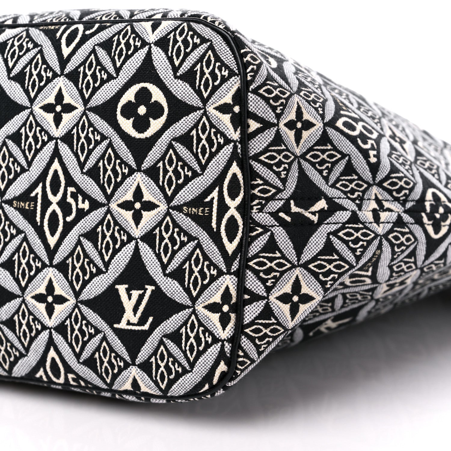 Louis Vuitton Jacquard Since 1854 Neverfull MM Grey 10 of 11