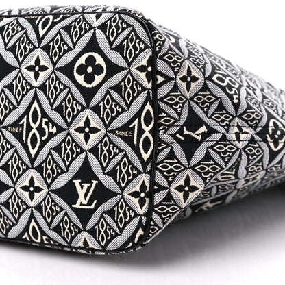 Louis Vuitton Jacquard Since 1854 Neverfull MM Grey 10 of 11