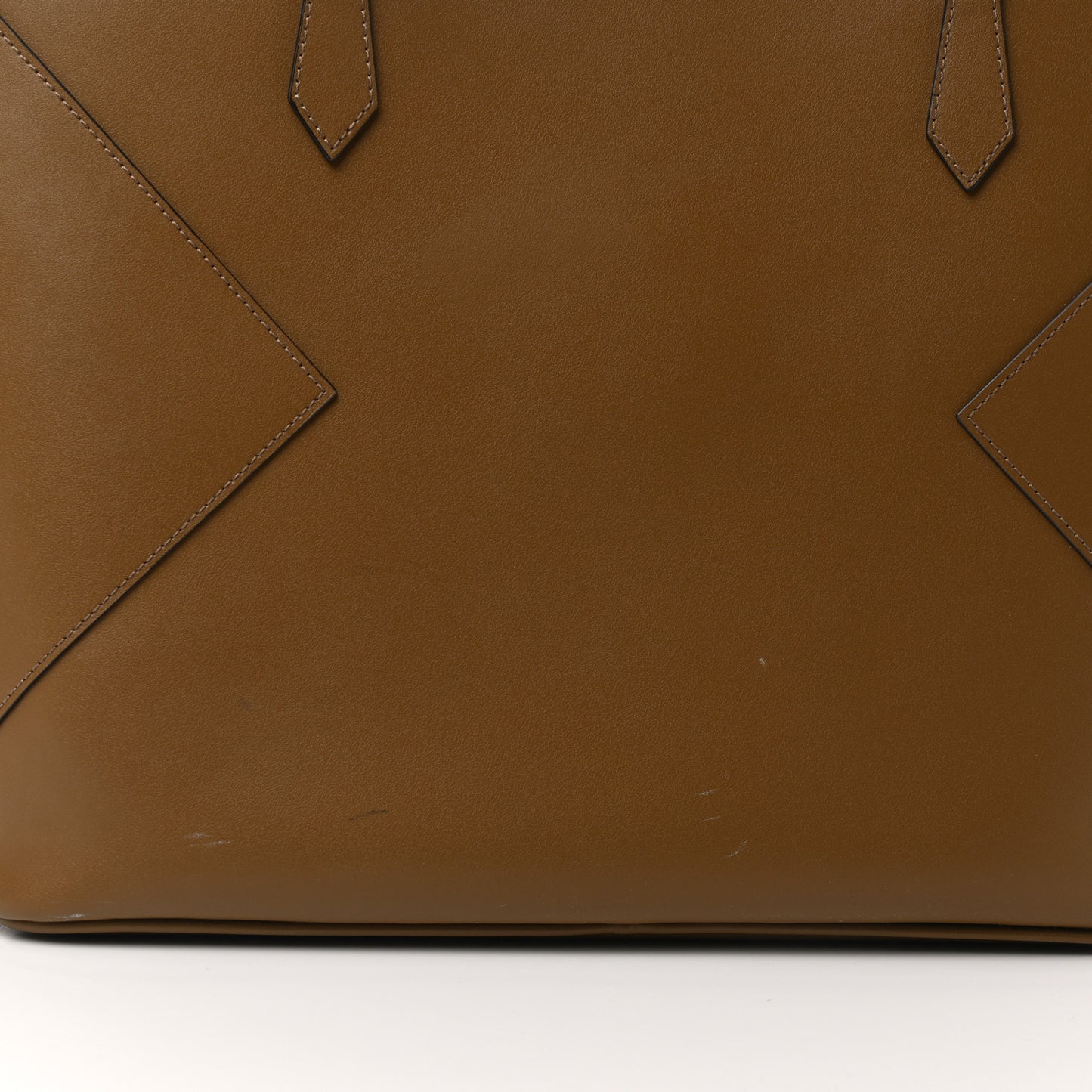 Smooth Calfskin Wing Shopper Tote Military Green