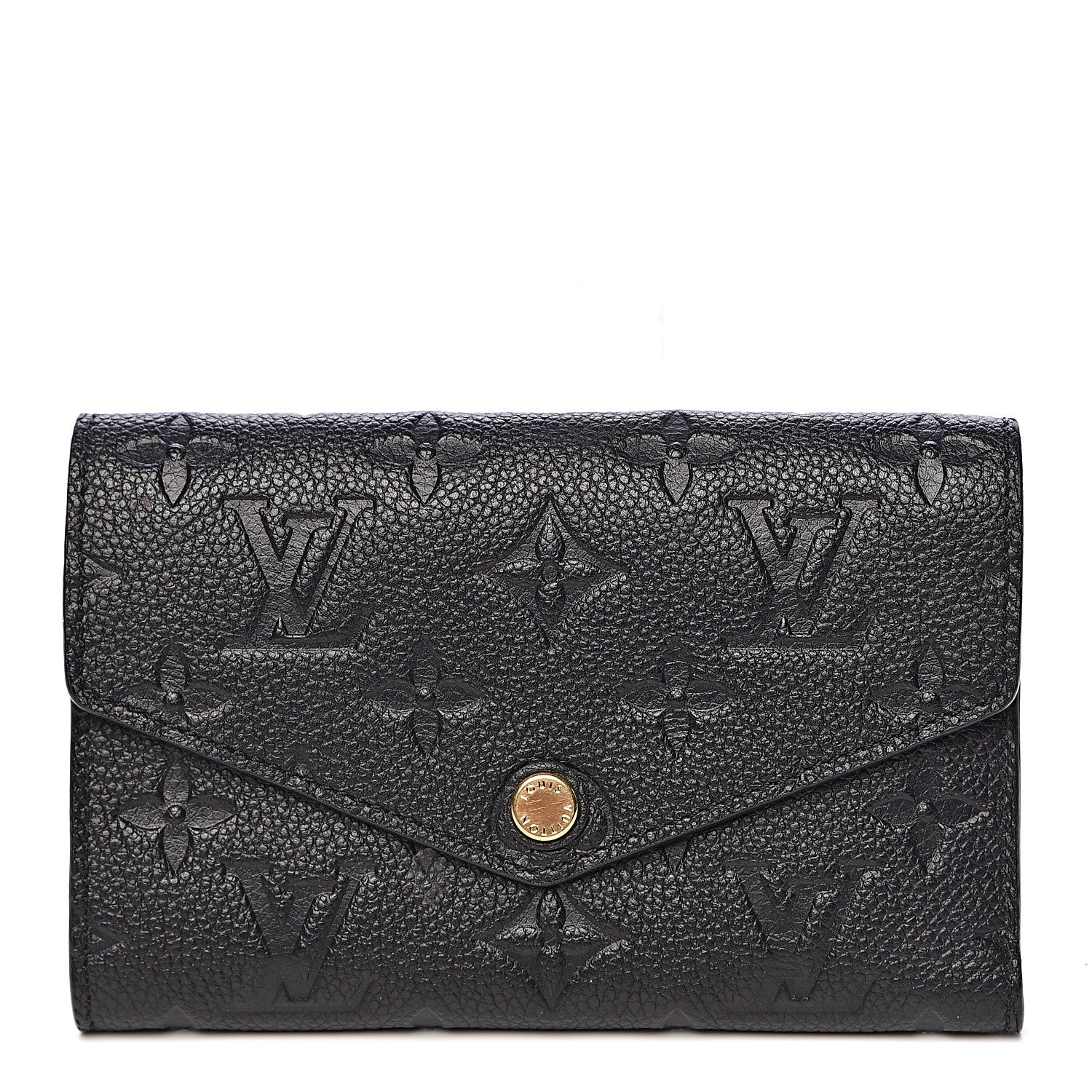 Louis Vuitton Empreinte Compact Curieuse Wallet Black 1 of 8