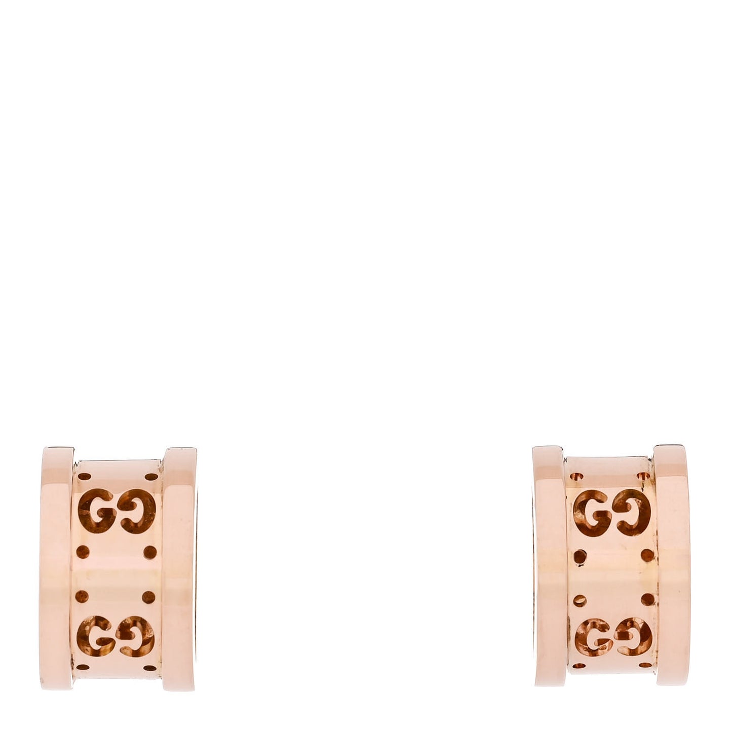 18K Rose Gold Icon Twirl Earrings