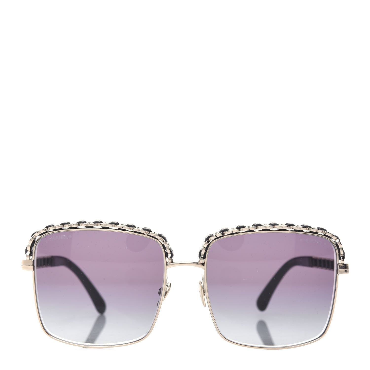 Chanel Metal Square Chain Sunglasses 71369 Grey 2 of 8